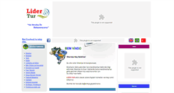 Desktop Screenshot of lidertur.net